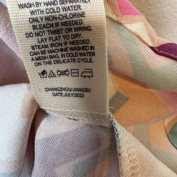 NEW Finding Foxtale Girls Artist Dress Size 8 Limon Pink Retro Colorful $58 - Picture 9 of 11